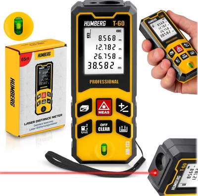 Zdjęcie produktu dla Dalmierz laserowy 60 m Humberg HM-173