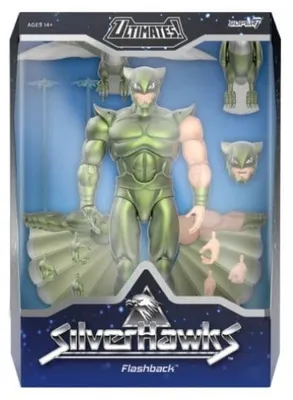 Productafbeelding van Silverhawks Ultimates Actiefiguur, Serie 07, Flashback (Cartoonversie)