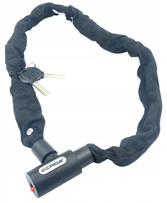 Obrázek produktu pro Zámek na kolo Gerda Contra 900/6V, řetěz, délka 100 cm, průměr 6 mm