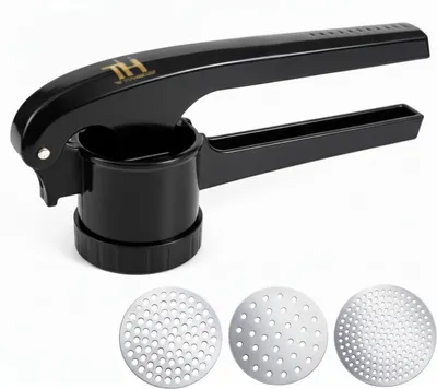 Immagine prodotto di Pressa per spätzle e patate, in plastica, con 3 inserti in acciaio inossidabile, ideale per preparare purè di patate