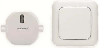 Produktbild von Smartwares SH4-99572, Intelligenter Schalter, Kabellos, Kunststoff, 433,92 MHz, 30 m, Weiß