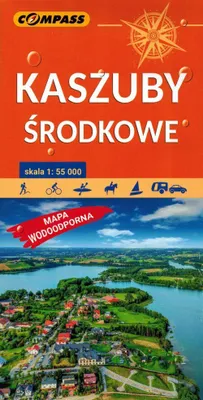 Produktbild von Zentralkaschubien 1:55.000. Laminierte Touristenkarte. Kompass