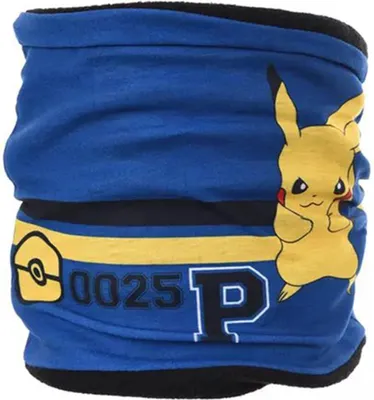 Produktbild von Pokemon Pikachu Kinder Jungen Schal Schlauchschal Loop    , Farbe:Blau
