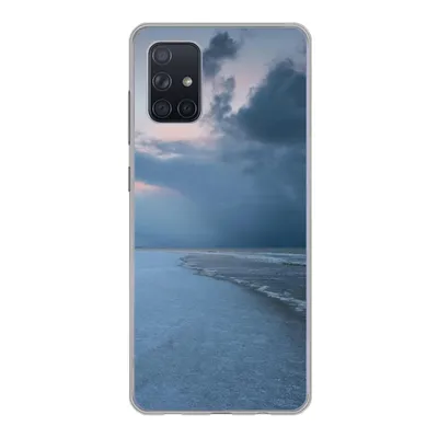 Produktbild von MuchoWow® Handyhülle Schutzhülle Hülle für Samsung Galaxy A51 Nordsee - Sturm - Wasser Silikon Softcase Handy Hülle - Schutzabdeckung