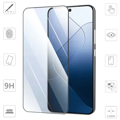 Obrázek produktu pro Pro Xiaomi 14 3D Display Full LCD H9 Boční ochrana z tvrzeného skla