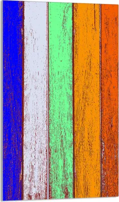 Produktbild von Herdabdeckplatte 30x52 Glaskeramikkochfeld Abdeckung Spritzschutz Glasplatte Deko Schneidebrett, Holz Bunt