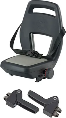 Produktbild von Widek Fahrradkindersitz, schwarz, 6+ JUNIOR, für Kinder 6-10 Jahre, bis 35 kg, Gepäckträgermontage, Gepäckträgerbreite 11-17 cm, Rohrdurchmesser 10-22 mm, werkzeuglos, Dreipunkt-Beckengurt, Fußrasten, Kunststoff/Metall