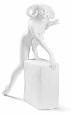Immagine prodotto di Goebel Figur Christel Zodiacs Sternzeichen Widder weiblich, Biskuit-Porzellan, 67900861