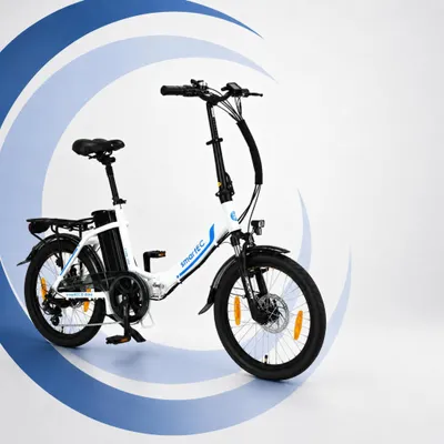 Produktbild von 20 Zoll E-Faltrad Camp-20D Pedelec Weiß smartEC