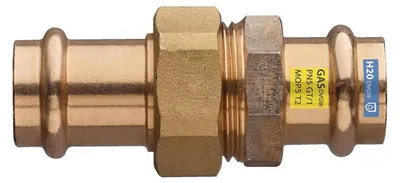 Image de 15mm Rohrverschraubungen I / I - RG flachdichtend Kombifitting Frabo DVGW
