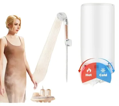 Produktbild von Elektrischer Wasserheizer, 50L Kapazität, 2000 Watt Leistung, Temperaturbereich 25-75 ℃, Geeignet für mehrere Anwendungen, Robuste Edelstahlkonstruktion