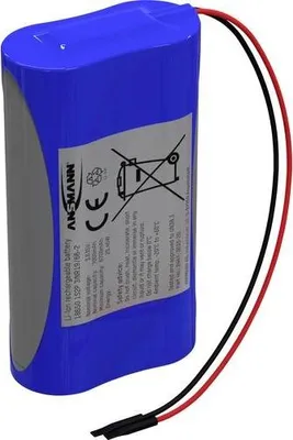 Produktbild von Ansmann 1S2P Akkupack 2x 18650 Kabel Li-Ion 3.6 V 7000 mAh (2447-3033-20)
