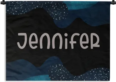 Produktbild von MuchoWow® Wandteppich Wandbehang Jennifer - Pastell - Mädchen 120x90 cm Tapisserie Dekoration Wandtuch - Wohnen - Aufhänger für die Wand