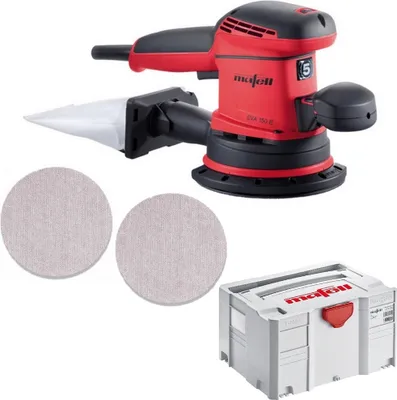 Produktbild von Mafell Exzenterschl. EVA150E/5 T-Max + Schleifgitter P 80 + Schleifgitter P 120