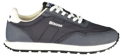 Produktbild von Herren Sportschuh Blau mit Weißdetails und herausnehmbarer Sohle