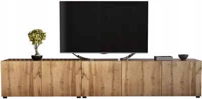 Zdjęcie produktu dla Szafka rtv pod telewizor 250cm 250 dąb wotan nowoczesna