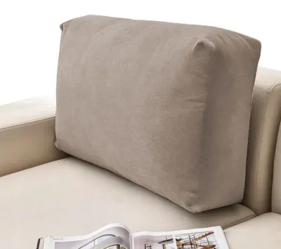 Produktbild von Sofakissenbezug Beige - Rückenlehne Bezug - Elastischer Kissenbezug für Sofa Couch - für Sofa Rückenpolster