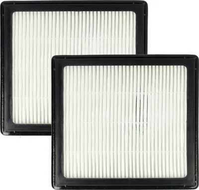 Produktbild von vhbw 2x Staubsaugerfilter kompatibel mit Nilfisk GMD410, GMD420, GMD430 Staubsauger - HEPA-Filter Schwarz Weiß
