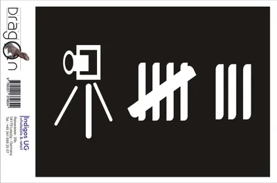 Produktbild von Aufkleber / Autoaufkleber - JDM / Die cut / Auto / OEM - Camera Society 210x100mm silber - Heckscheibe / Heckscheibenaufkleber