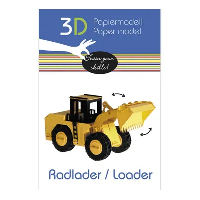 Produktbild von 3D Papiermodell - Radlader