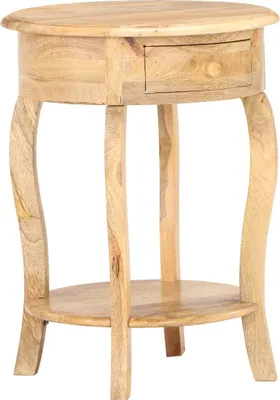 Produktbild von Beistelltisch 37x37x61 cm Massivholz Mango