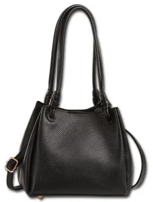 Produktbild von Toscanto Damen Schultertasche Leder Tasche schwarz D3OTT867SS1