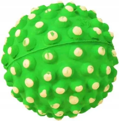 Produktbild von Happet Schaumstoffball mit Noppen Spielzeug für Hunde Grün