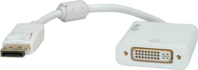Produktbild von ROLINE 4K DisplayPort-DVI Adapter, DP Stecker-DVI Buchse
