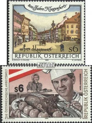 Produktbild von Briefmarken Österreich 1996 Mi 2186,2188 (kompl.Ausg.) postfrisch Klagenfurt
