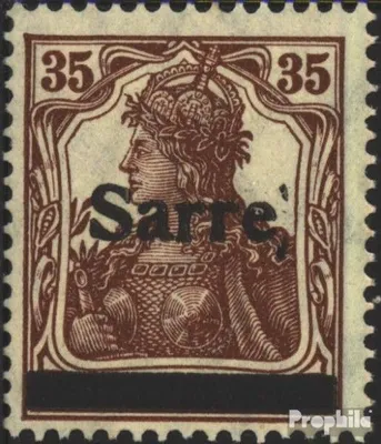 Produktbild von Briefmarken Saarland 1920 Mi 11I gestempelt Germania