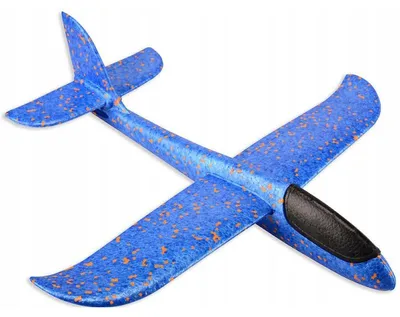 Image de Verk 18219 Avion de lancer en mousse 37 cm bleu
