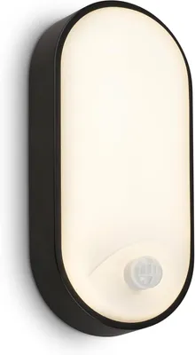 Immagine prodotto di Briloner Ruch Lampada da parete LED per esterni, rilevatore di movimento, IP65, nero