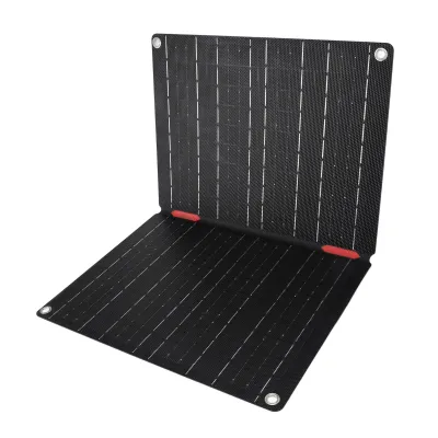 Obrázek produktu pro Skládací solární panel ETFE, skládací solární panel, 60W solární nabíječka, sada solární nabíječky do auta, 60W skládací solární panel, přenosná nabíječka solárních panelů