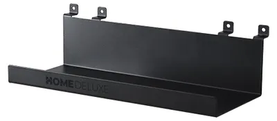 Produktbild von HOME DELUXE Regal für Akustikpaneel RESONA - 25 x 11 cm schwarz Matt| Wandregal, Wandorganizer, Schweberegal