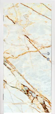Produktbild von MuchoWow® Türtapete Selbstklebende Türfolie Marmor - Gold - Luxus 85x205 cm Türposter Türaufkleber Klebefolie Türklebefolie - Türverzierung - Türen Dekoration - Plakaten