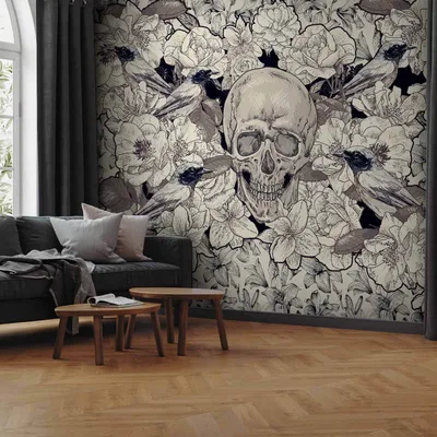 Produktbild von Vlies Fototapete - Inspired by art nouveau 350x245 cm Blumen b-A-0169-a-c