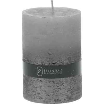 Produktbild von DIP DYE Paraffin-Kerze, Grau, 10 cm Durchmesser, mit langer Brenndauer