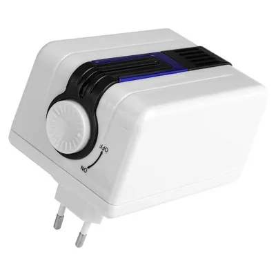 Produktbild von Ionisator Luftreiniger kompakt, leise & energiesparend, Luftverbesserung für Schlafzimmer, Büro & Bad, gegen Gerüche, Staub & Rauch, bis 30m²