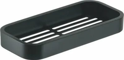 Image de Sapho Gedy Smart - Tablette de douche 241x30x111 mm, noir mat 321814