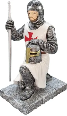Produktbild von Kniender Templer Kreuzritter mit Schwert