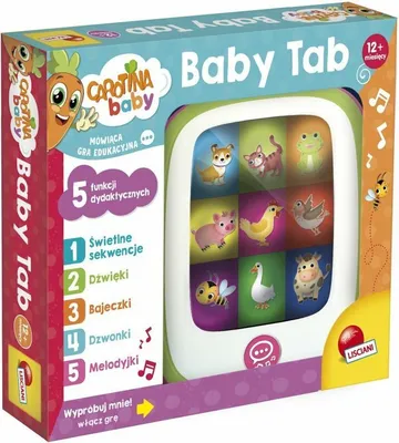 Obrázok produktu pre Carotina Detský Tablet S 5 Výučbovými Funkciami 55784 Lisciani