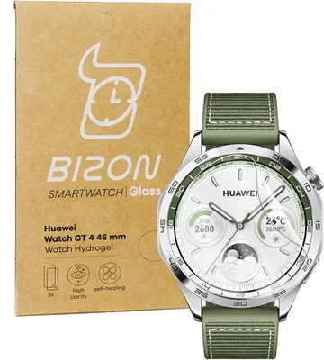Produktbild von Bizon Glass Watch Hydrogel Huawei Watch GT 4 46 mm [2 PACK]