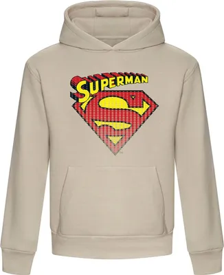 Obrázek produktu pro Superman - Mikina s kapucí pro muže/dámy Uni HE3410 (L) (Natural)