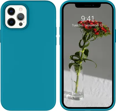 Image de Coque pour Apple iPhone 12 Pro Max bleu marine en silicone