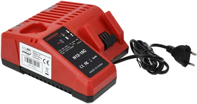 Produktbild von Ladegerät kompatibel mit Milwaukee M12-18FC für 12V - 18V Stab-u. Schiebeakkus