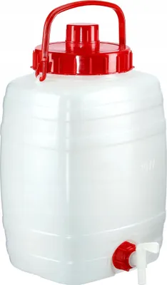 Produktbild von Wasserkanister - Kanister für Wasser - 10 l - Mit Deckel - Lebensmittelecht FCM