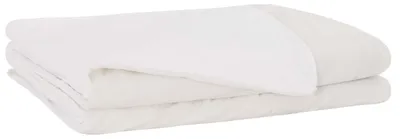 Image de Couverture lestée blanche vidaXL, 200 x 220 cm, 9 kg, 100% coton, 205T