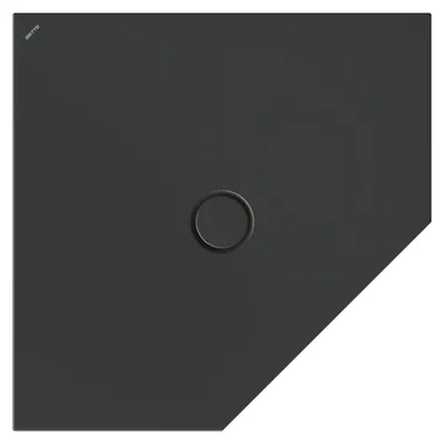Image de BetteFloor Caro receveurs de douche pentagonaux avec BetteGlasur Plus, 900x900mm, 7191-402PLUS