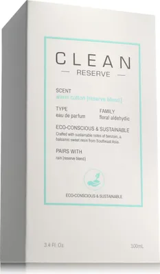 Zdjęcie produktu dla Clean Reserve Warm Bawełna EDP 100 ml UNISEX
