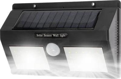 Zdjęcie produktu dla Naświetlacz Solarny LED 5W 5500-6000K Zimna IP65 Czarny Masterled Czujnik Ruchu